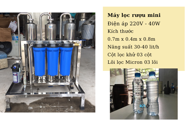 Tỉ lệ hao hụt rượu sau khi sử dụng máy lọc rượu là bao nhiêu? Có ảnh hưởng đến chất lượng rượu hay không?