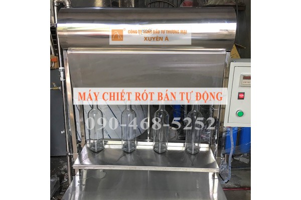 MÁY CHIẾT RÓT 4 VÒI BÁN TỰ ĐỘNG